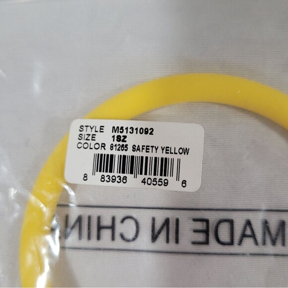 MARC BY MARC JACOBS yellow silver Silicone Bracelet NWT - Picture 5 of 7